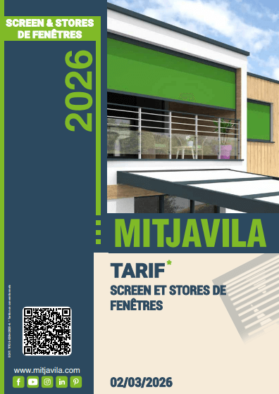 Catalogue Store de Fenêtres et Screen 2026 MITJAVILA