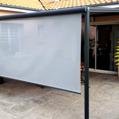 Lambrequin face extérieure du store pergola 135