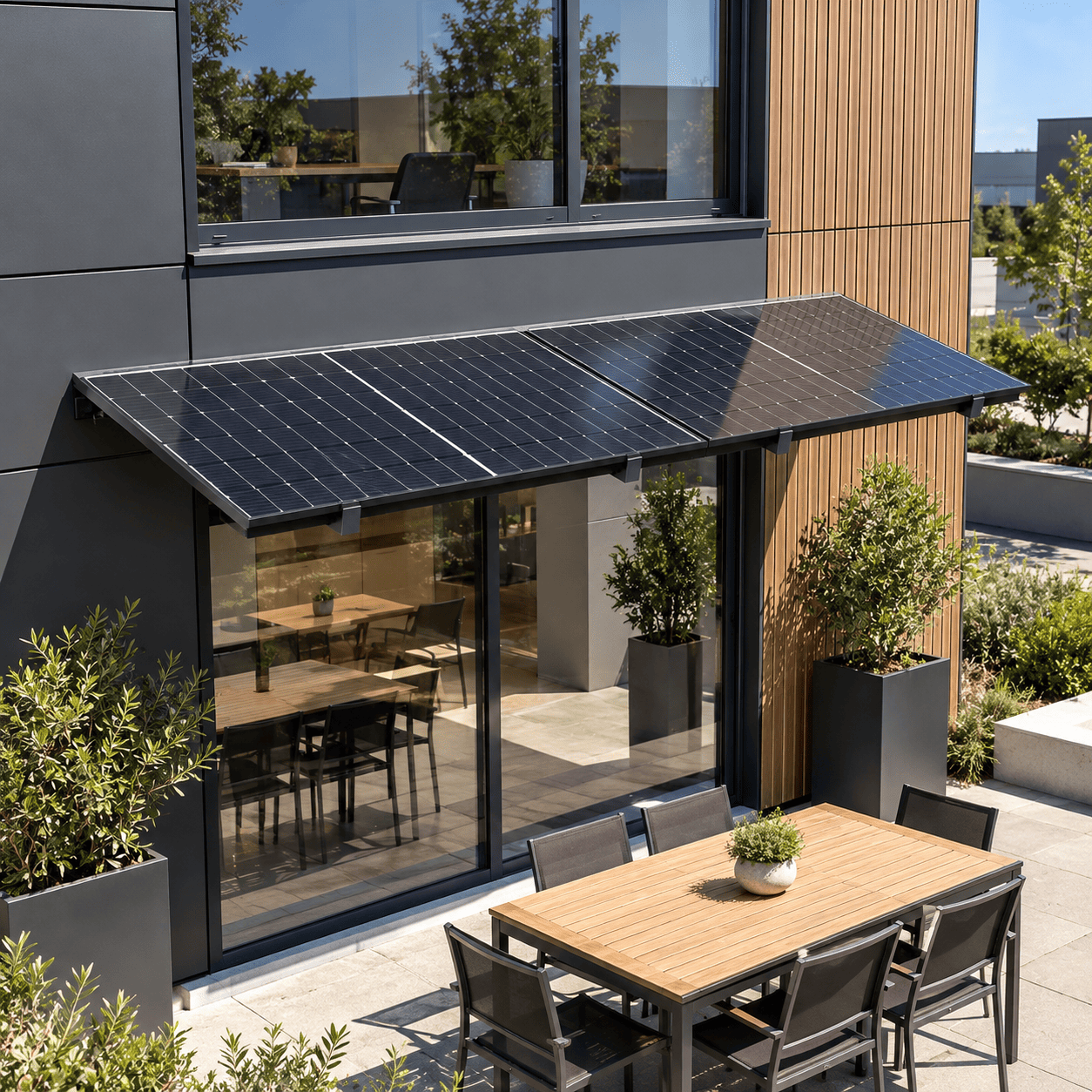 Auvent solaire electra