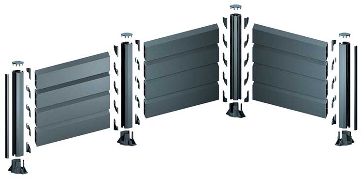 HDPE Nero Balcone Privacy Schermo Recinzione Parabrezza Copertura Tessuto Ombra Rete Protezione UV per Patio Cortile Portico Ringhiera  15