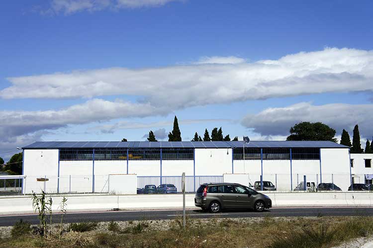 Panneaux solaires Bâtiment Mitjavila