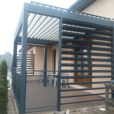 Brise soleil claustra pergola