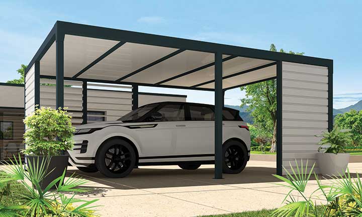 Carport Abri de voiture Pergola Top Lucia