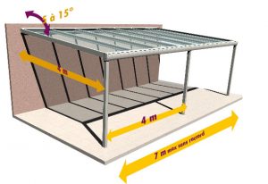 Dimensions module polytop classique pergola