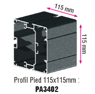 Pied 115mm