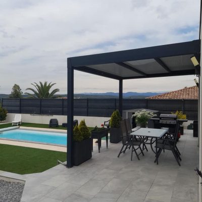 Pergola polytop retractable