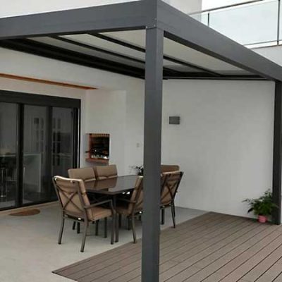 Pergola fermée polytop rétractable