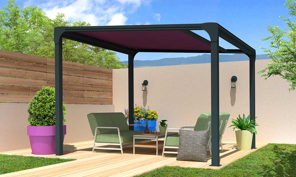 Pergola îlot Toile V2